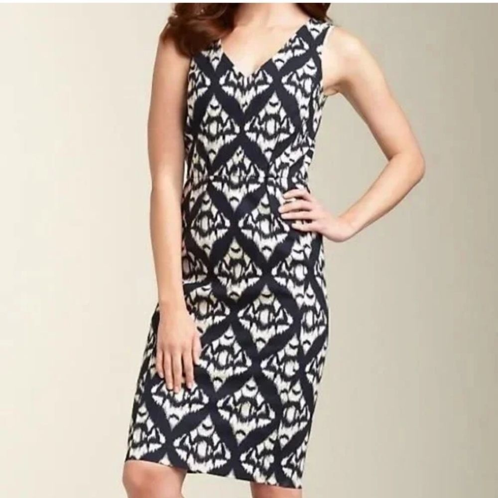 Talbots, Stretch Ikat Sheath Dress